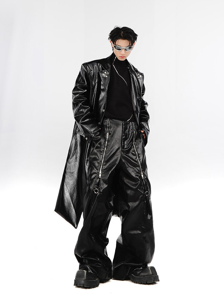 Unisex New Casual Custom Design Zipper Pants