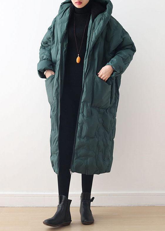 2021 Warm Yellow Down Coat original design literary retro overcoat